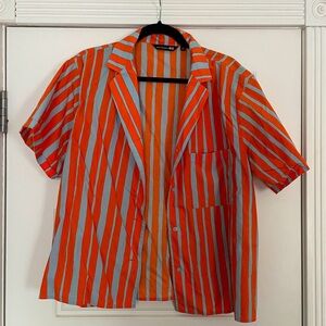 Marimekko x Uniqlo striped shirt